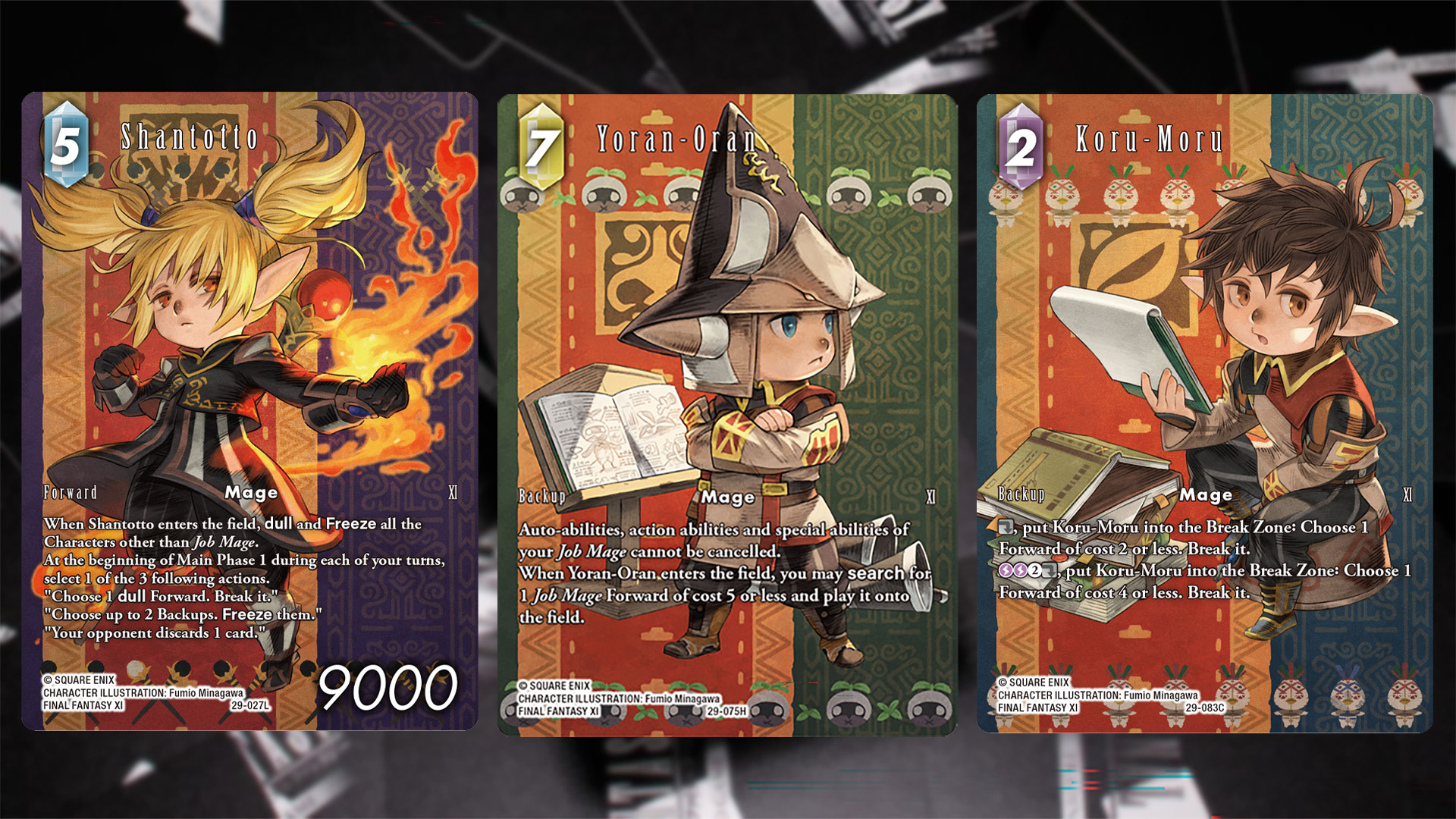 Blissful Eternity - Card of the Week - [29-027L] Shantotto, [29-075H] Yoran-Oran, [29-083C] Koru-Moru
