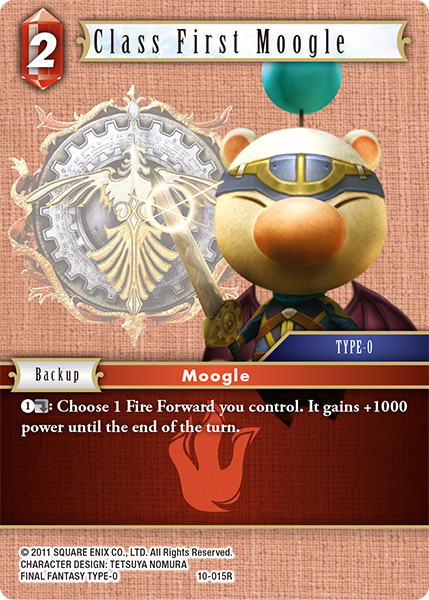 Class First Moogle 10-015R