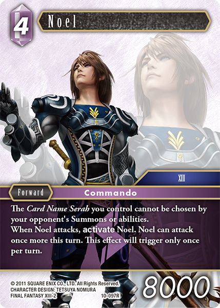 Rebellion's Call Card of the Week - Serah | FF Trading Card Game