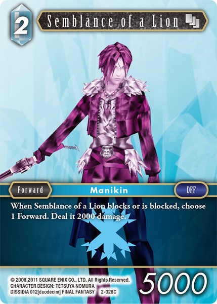 Semblance of a Lion 2-028C