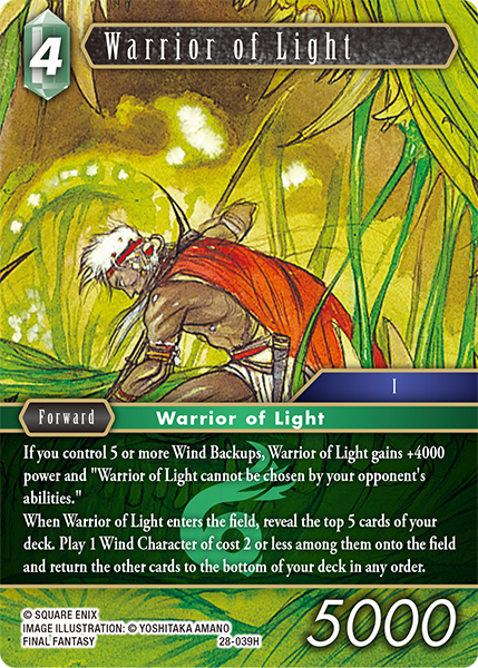 Warrior of Light 28-039H