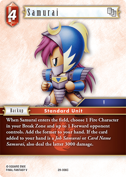 Samurai 29-006C