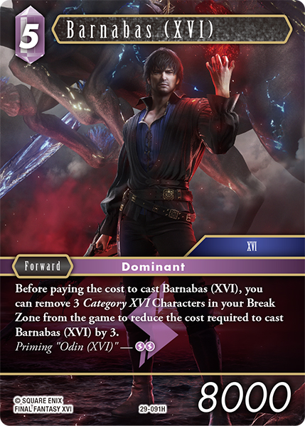Barnabas (XVI) 29-091H