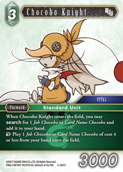 Chocobo Knight 5-061C