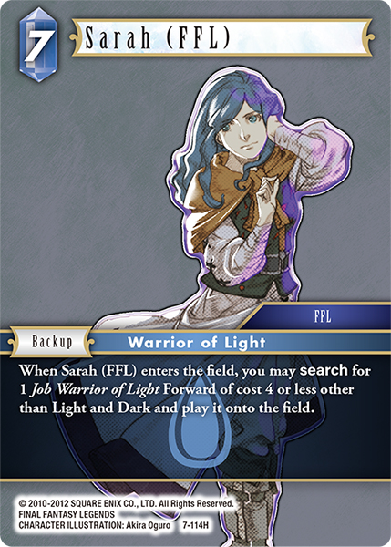 Sarah (FFL) 7-114H