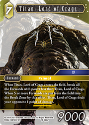Titan, Lord of Crags 14-062L