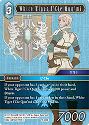 White Tiger l'Cie Qun'mi 17-038R