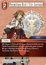 Vermilion Bird l'Cie Caetuna 21-008R