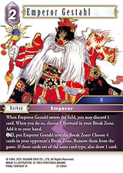 Emperor Gestahl 21-085H