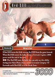 Red XIII 25-017R