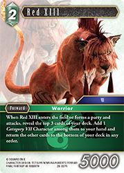 Red XIII 28-057R