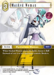 Masked Woman 3-076R