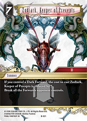 Zodiark, Keeper of Precepts B-021